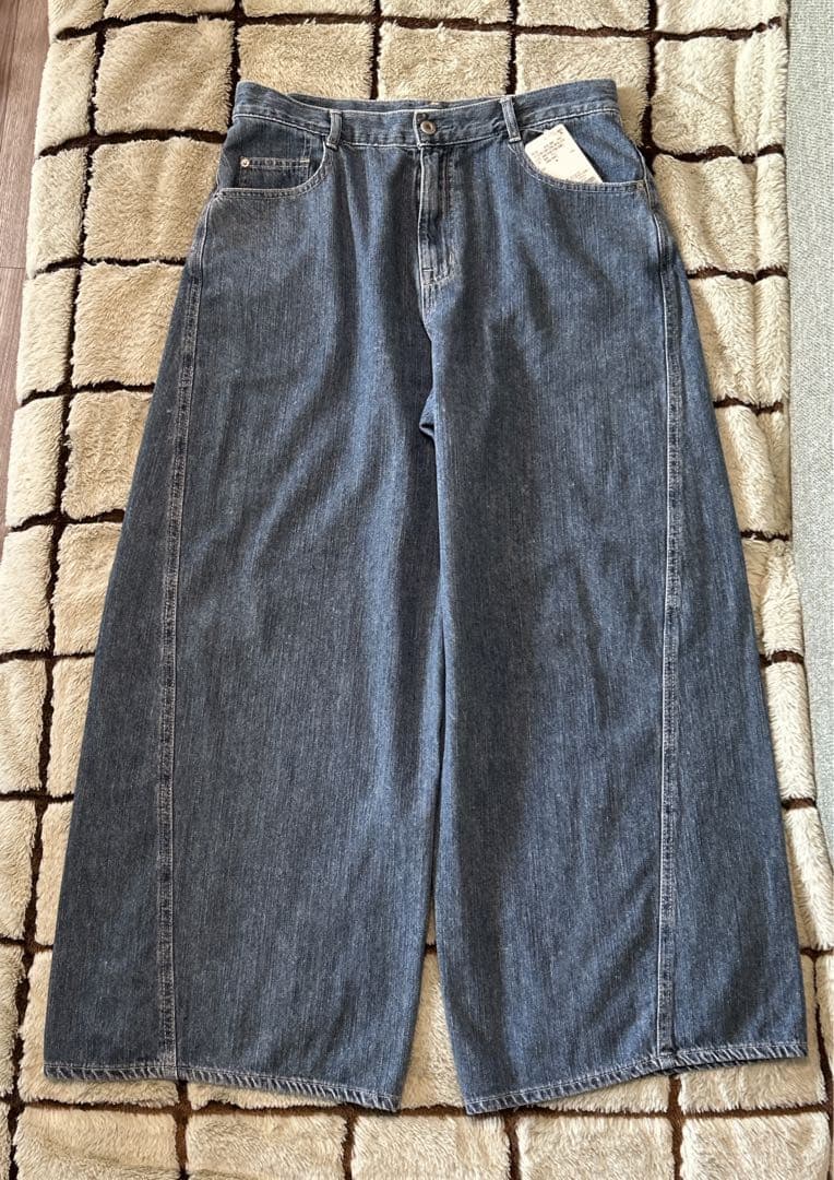 新品25AWフレームワーク　バレルフォルムデニムパンツ