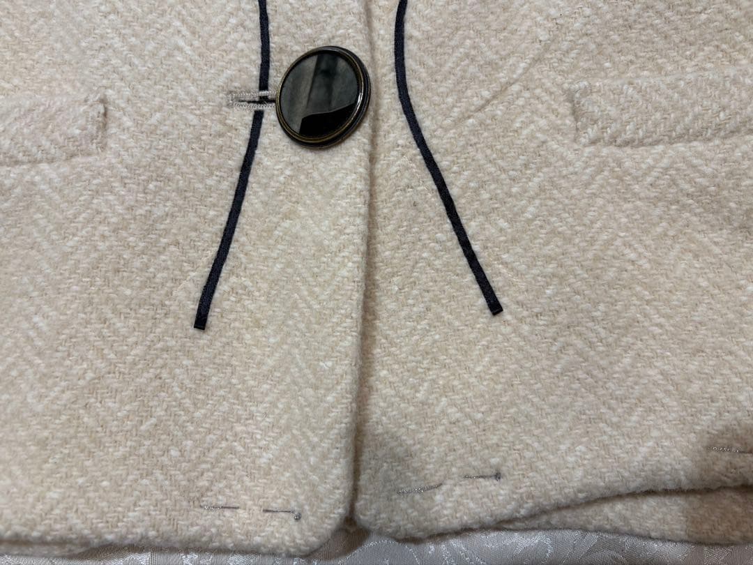 ISSEY MIYAKE アイボリー ジャケット　サイズ4