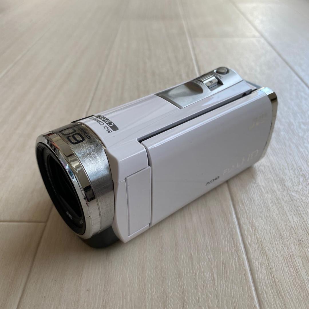 美品　JVC ケンウッド　ビデオカメラ　GZ-HM133-W　動作確認済み