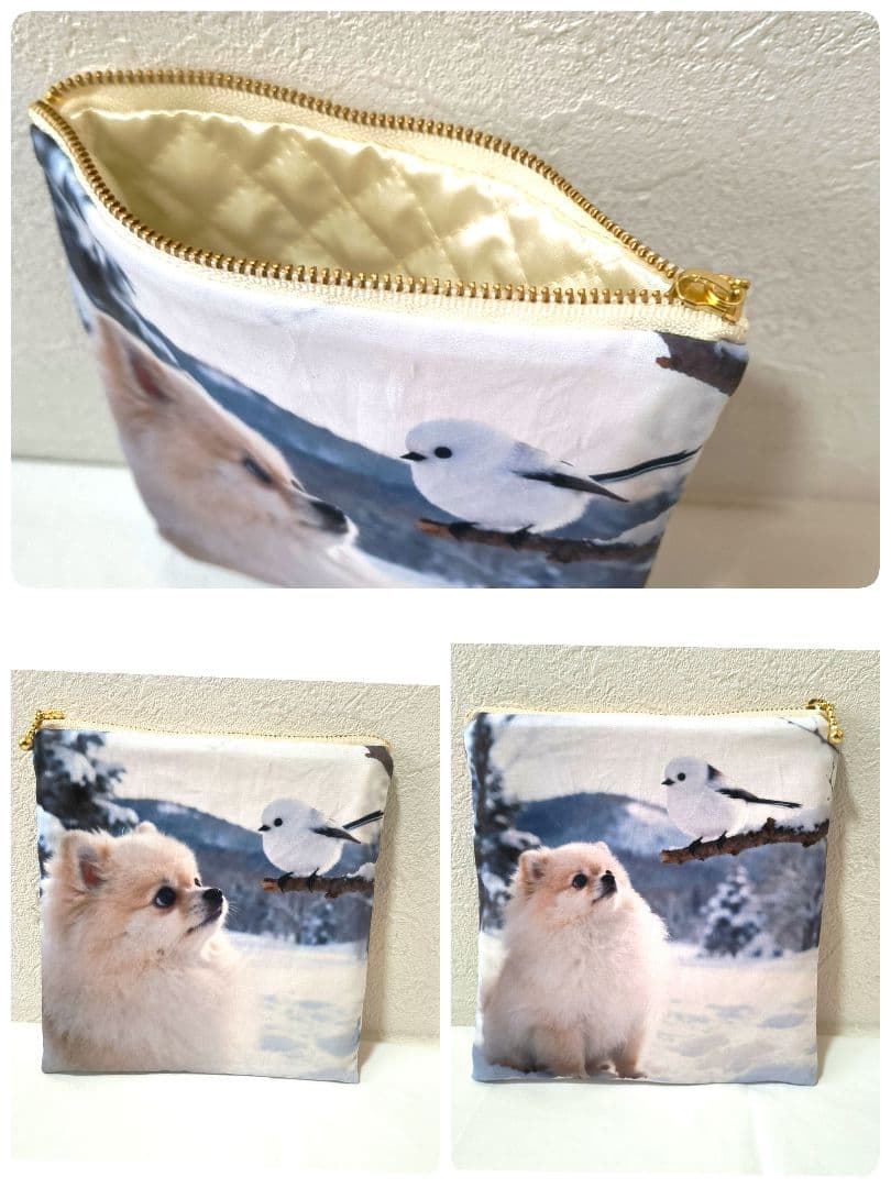 Yourelia様】ハンドメイドオーダー★犬猫★ポーチ&巾着&ハンカチ10点