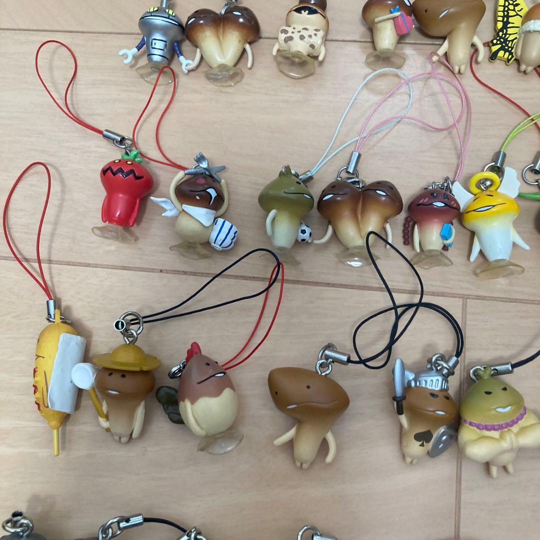 なめこ栽培キット　ストラップ フィギュア