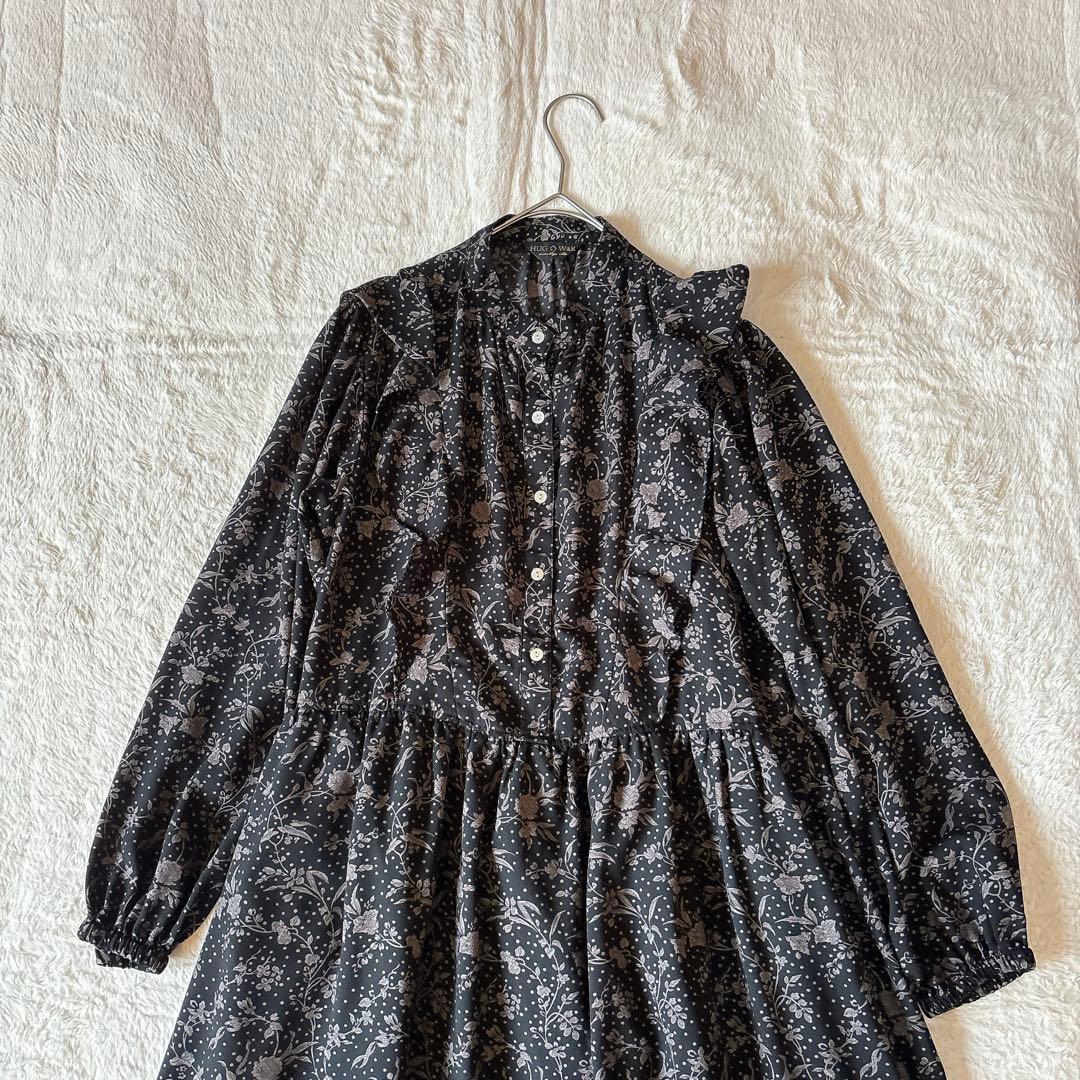 [超美品]ハグオーワー ワンピース リバティプリント マロリープリント 花柄