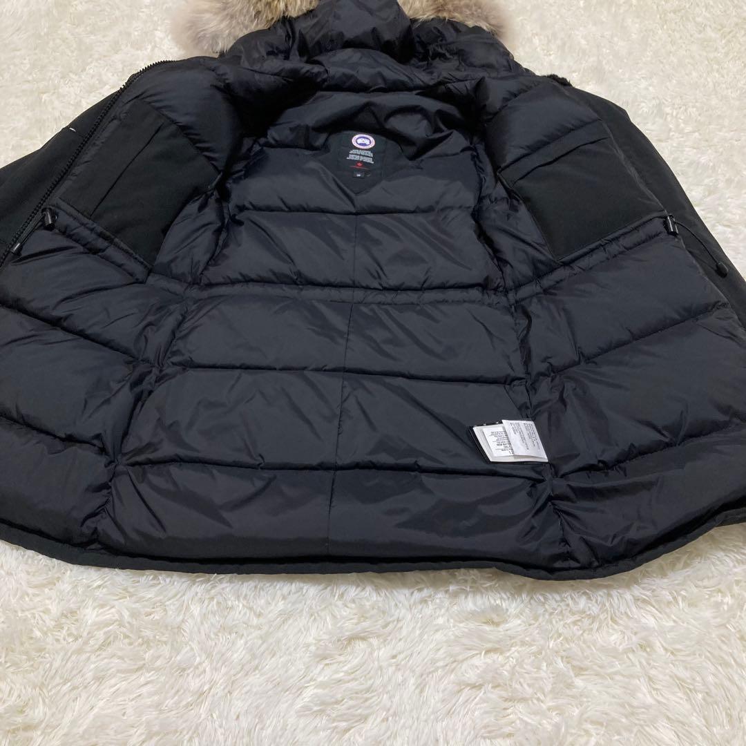 大人気 美品 カナダグース ダウンコート ブロンテ S リアルファー ブラック