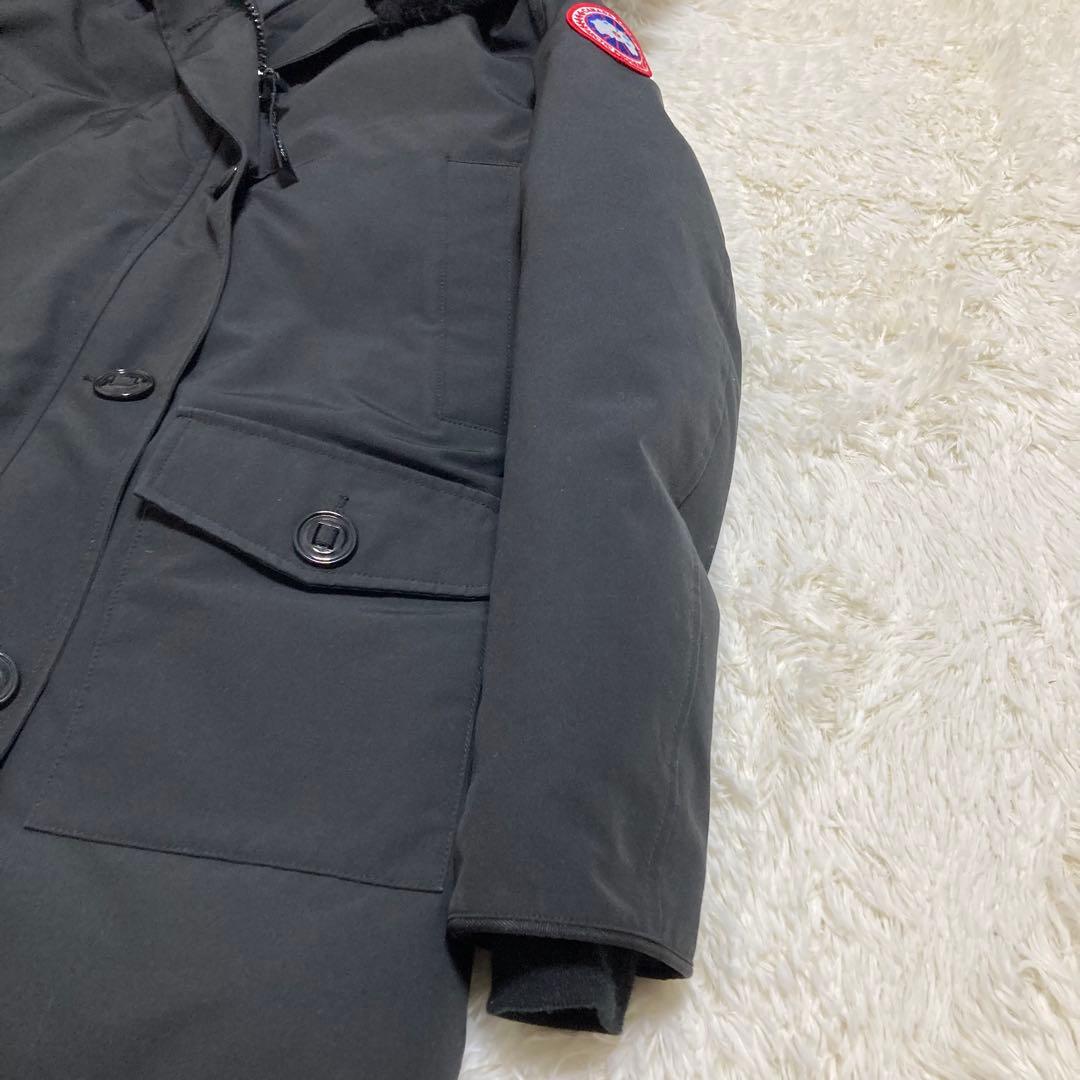 大人気 美品 カナダグース ダウンコート ブロンテ S リアルファー ブラック