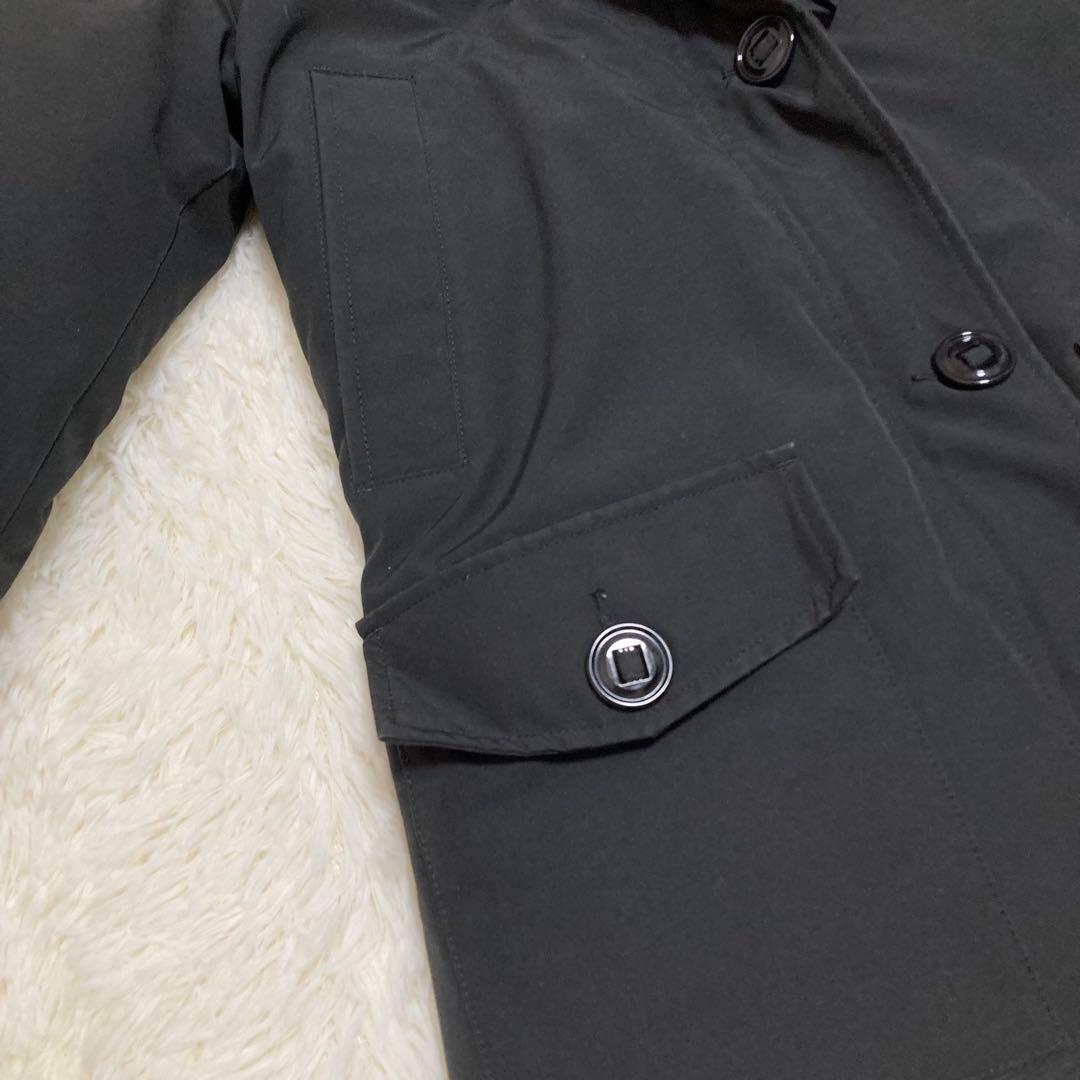 大人気 美品 カナダグース ダウンコート ブロンテ S リアルファー ブラック