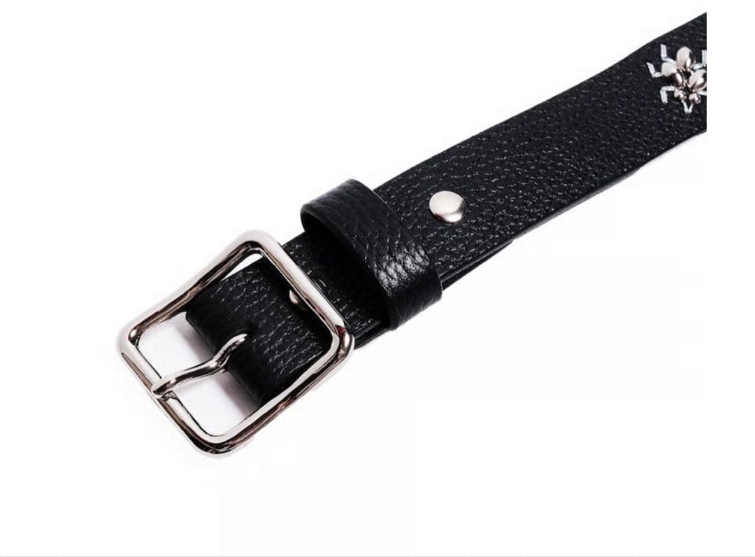 タトゥースタジオヤマダメタルジャケット別注 \"BUG\" レザーベルト 32