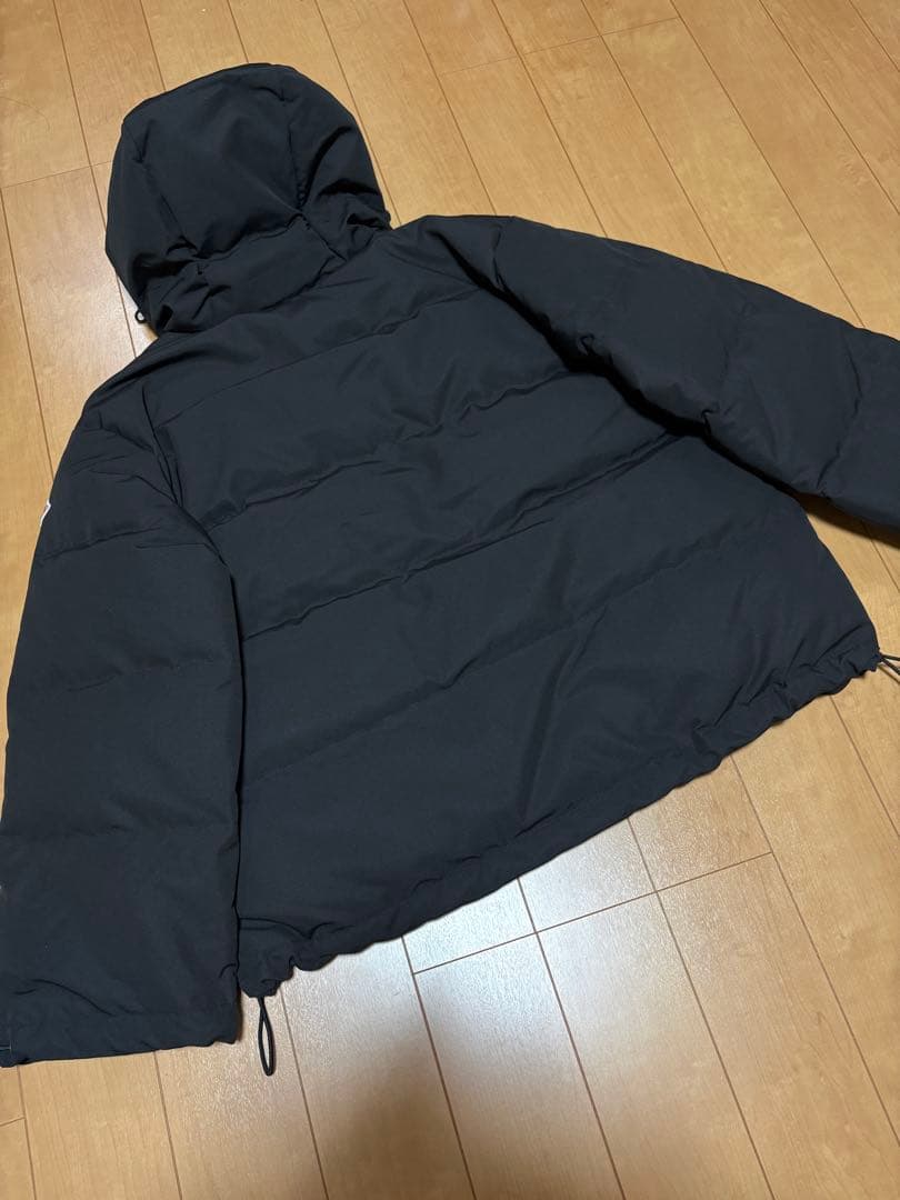 DOWN ダントン フード ダウンジャケット ブラック XS 新品タグ付