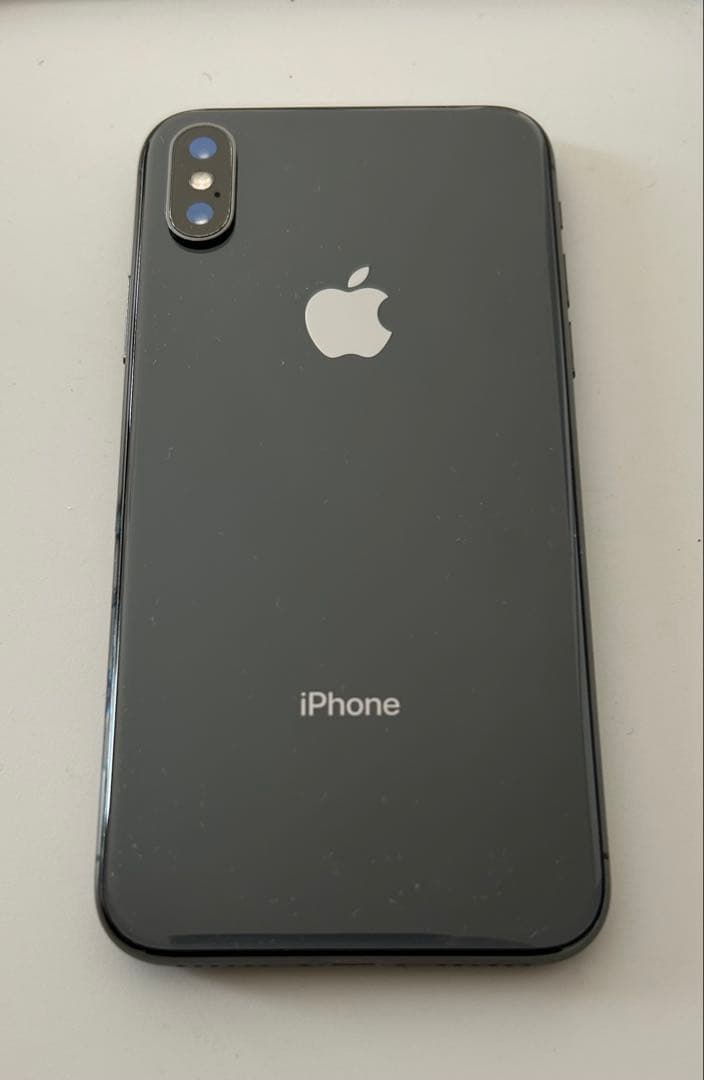 【ジャンク】iPhone X 64GB スペースグレイ(Face ID不良あり)