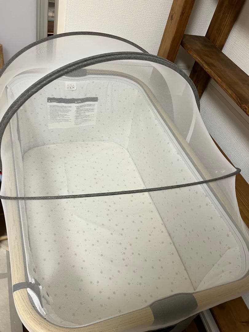 HZDMJメッシュカバー付き ベビーベッド