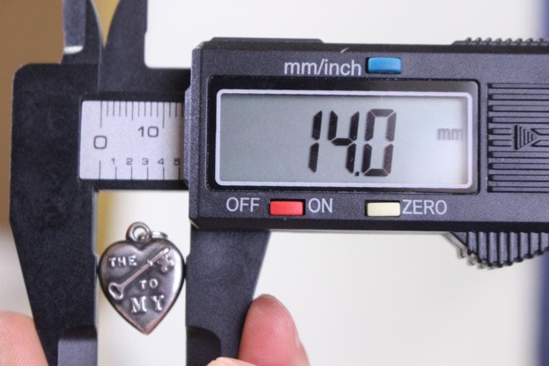 40s　スウィートハートジュエリー シルバー　鍵　キー　the key to