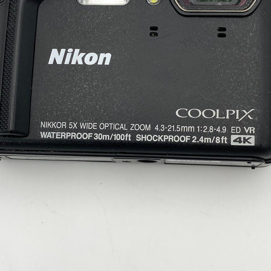 【動作未確認】Nikon COOLPIX W300 デジタルカメラ ブラック