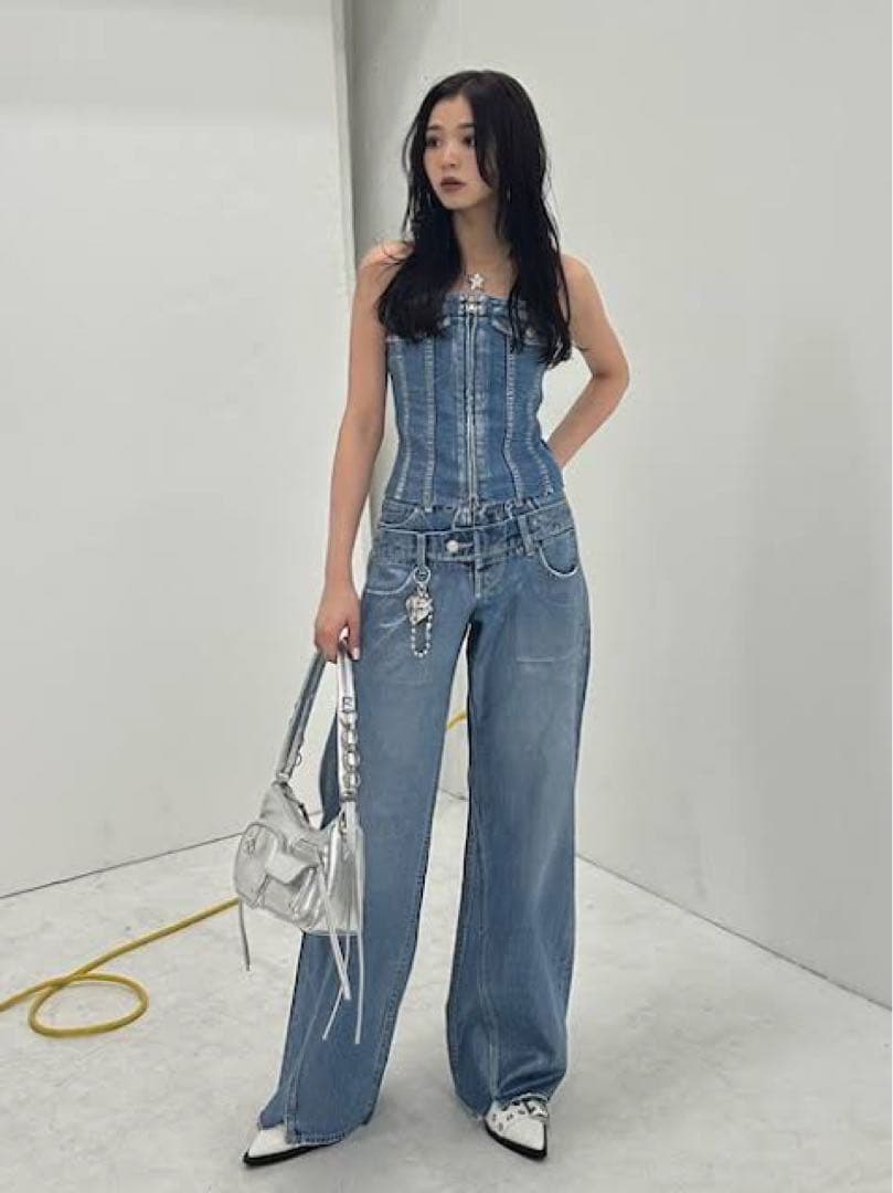 mama SLY LIC FRONT ZIP コルセット