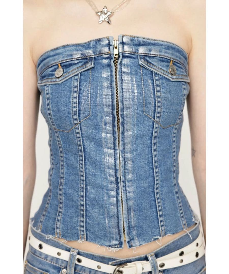 mama SLY LIC FRONT ZIP コルセット