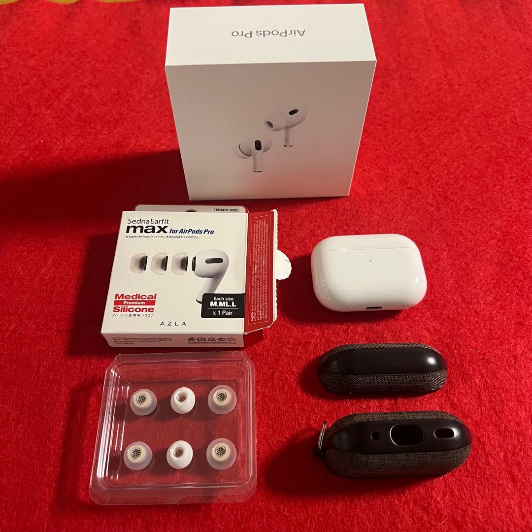 【正規品】AirPods Pro 2 左・右・ケースセット(右のみ交換修理推奨)
