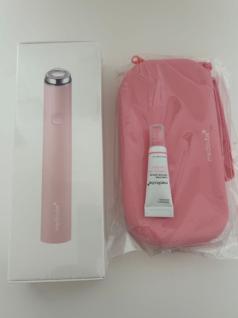 【新品】メディキューブ ブースタープロミニ ピンク ベルベットポーチ付き