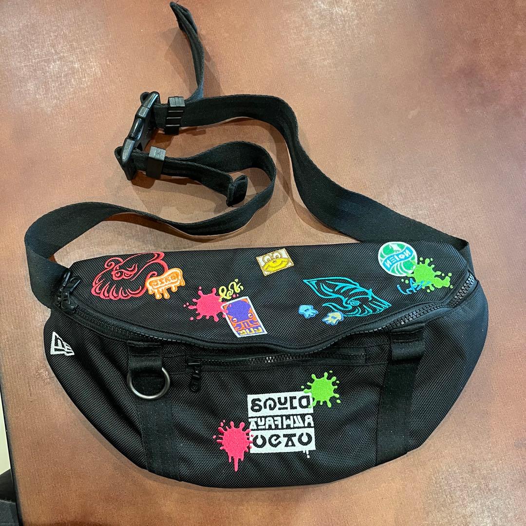 【美品】スプラトゥーン　ボディバッグ　ブラック