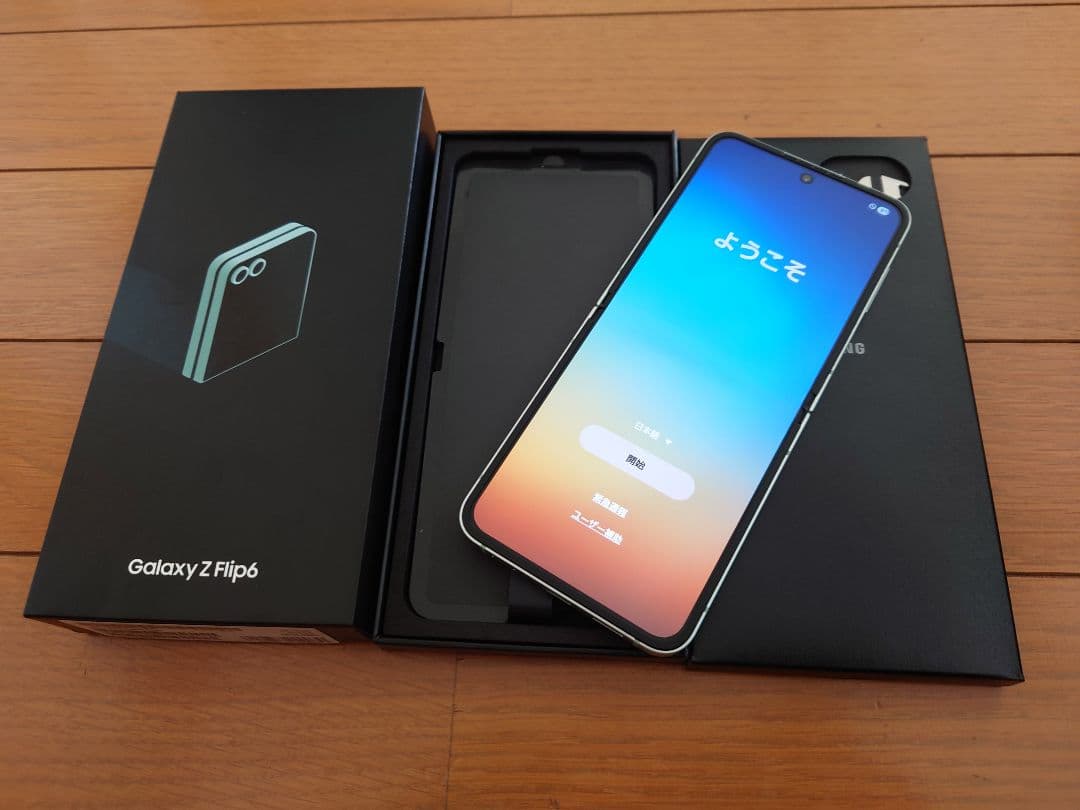 美品 Samsung Galaxy Z Flip6 SC-54E ミント