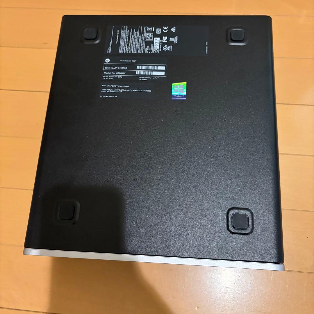 HP ProDesk 600 G5 SFF SSD256 メモリ16G NVNe