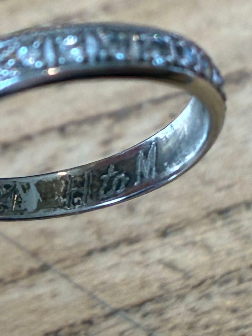 【訳あり】プラチナダイヤモンドリング　指輪