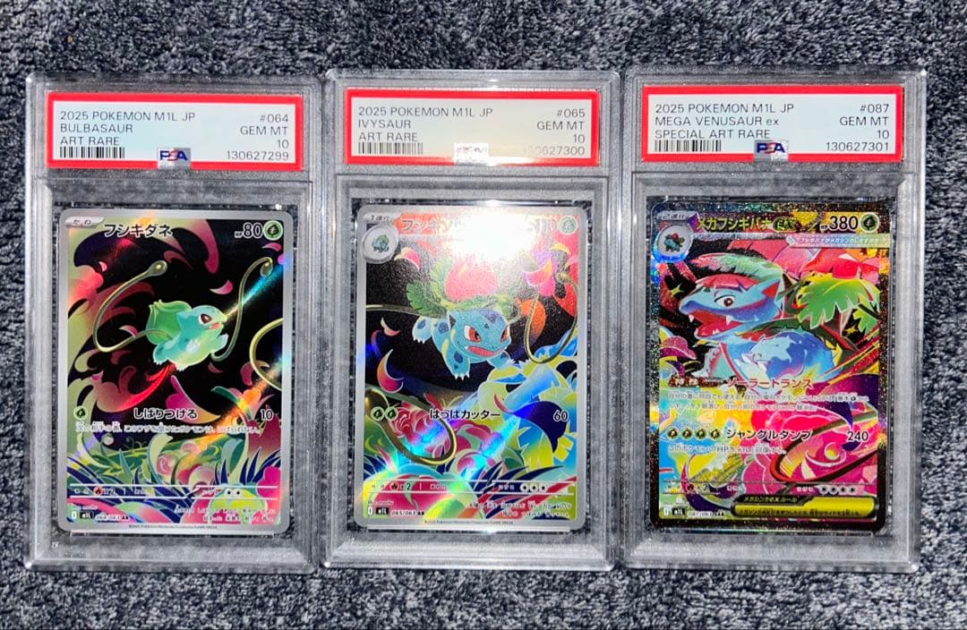 メガブレイブ メガフシギバナSAR フシギソウAR フシギダネAR PSA10