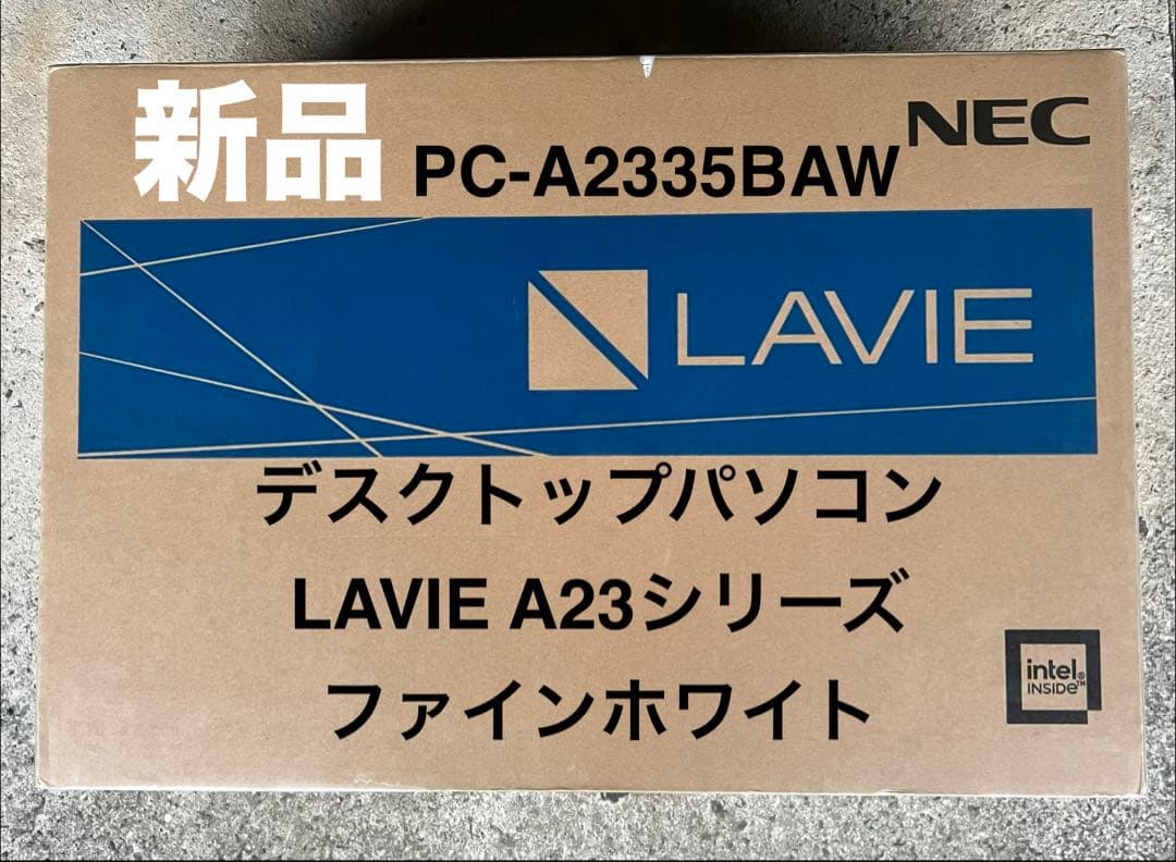 新品未使用品 NEC LAVIE A23シリーズ PC-A2335BAW
