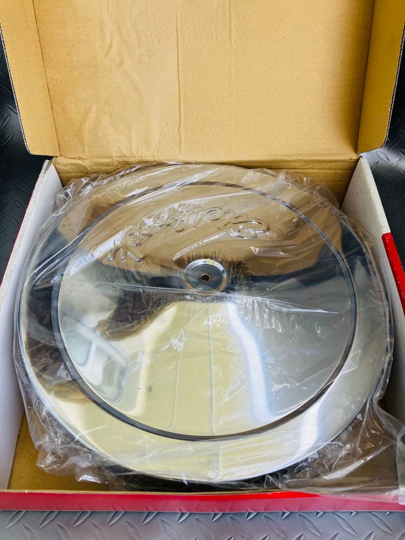 アメ車シボレー エーデルブロックエアークリーナ,バルブカバー,ブリーザーキャップ