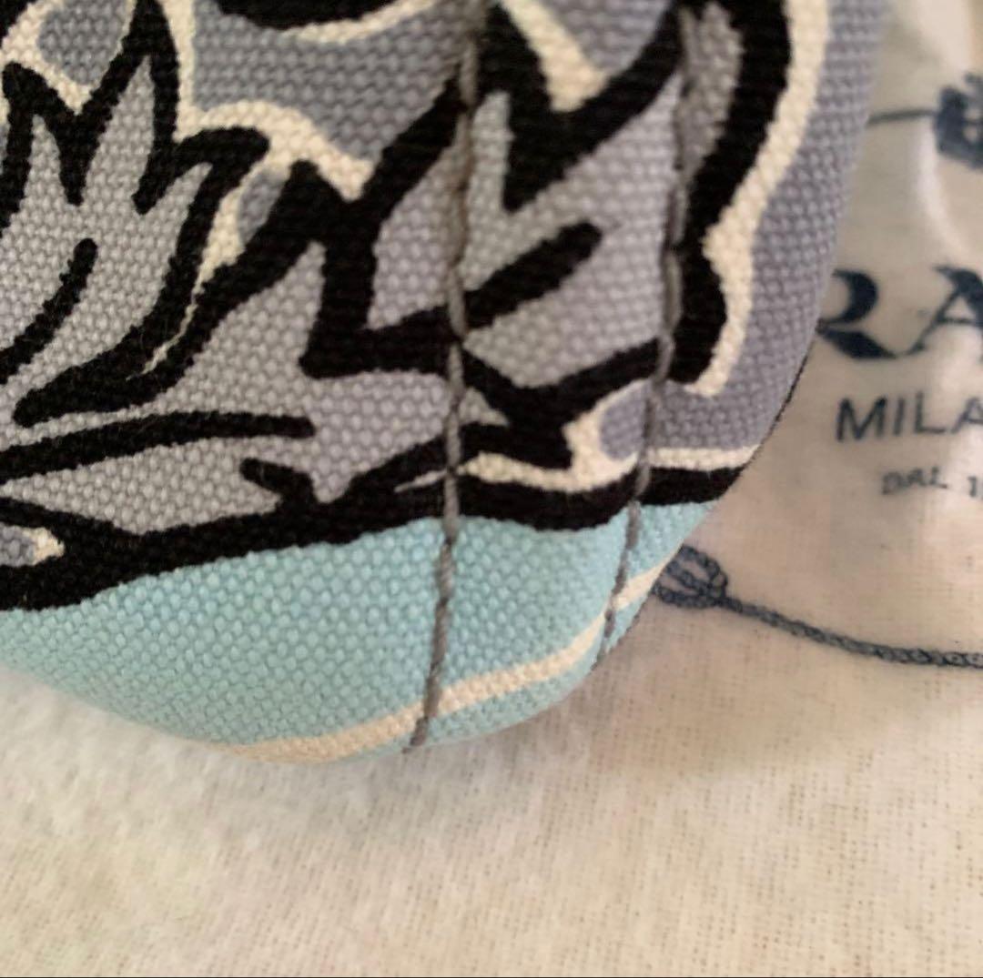 専用PRADA/カナパ/フラワー