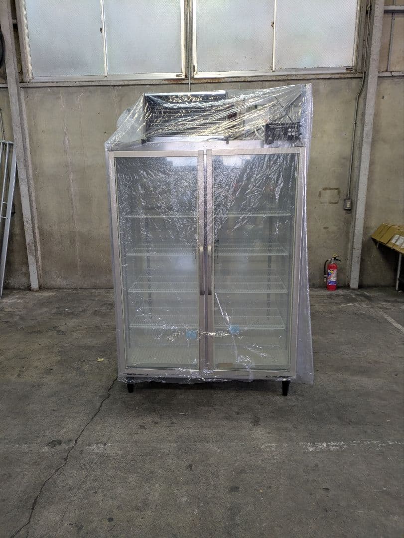 引取り限定　中古品　現状渡しリーチイン冷凍ショーケース　FS-120A3-2