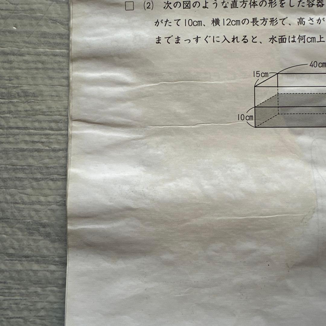 ５年　日能研　育成テスト　後期全９回分