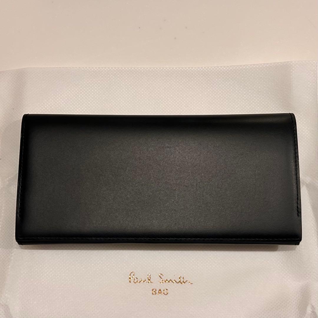 【新品・未使用】定価¥24,200 Paul Smith 長財布 ブラック