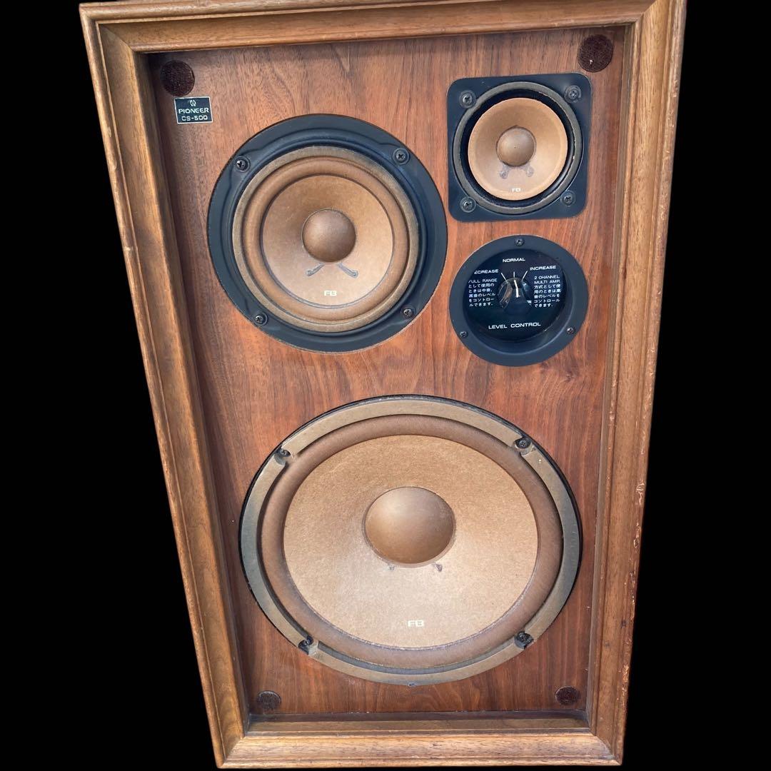 パイオニア　ビンテージ　3WAY スピーカー　CS-500 動作良好　ペアセット