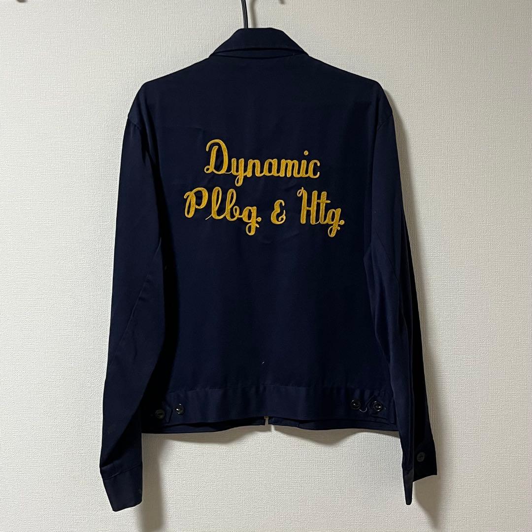 vintage ワークジャケット 古着 チェーンステッチ