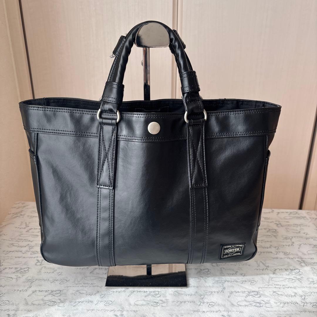 美品　PORTER フリースタイル　ミニトートバッグ　ブラック