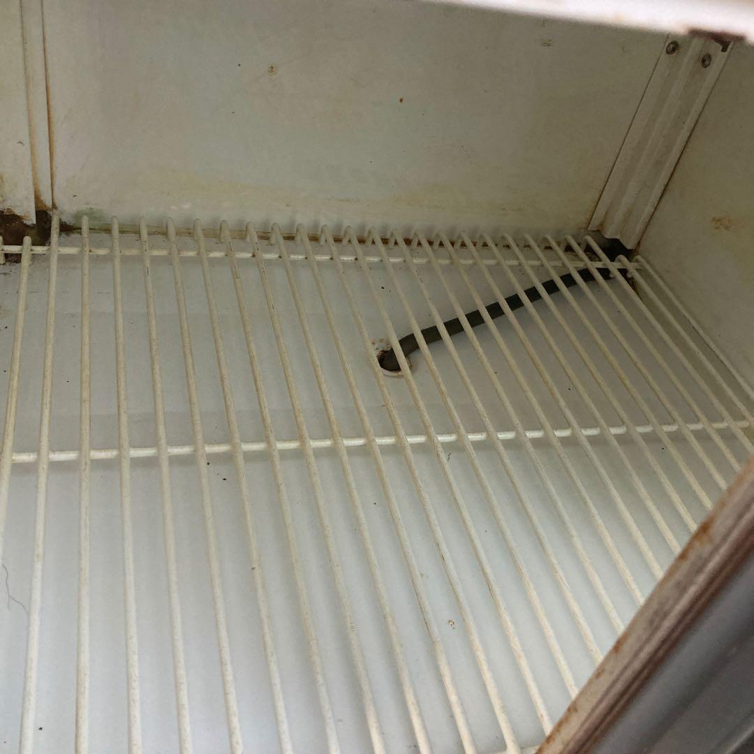 引取限定　昭和レトロ サンデン 冷蔵ショーケース MU-230XC 163L