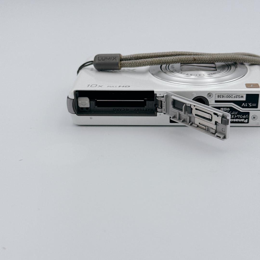 【概ね美品】Panasonic LUMIX DMC-SZ7 ホワイト デジカメ