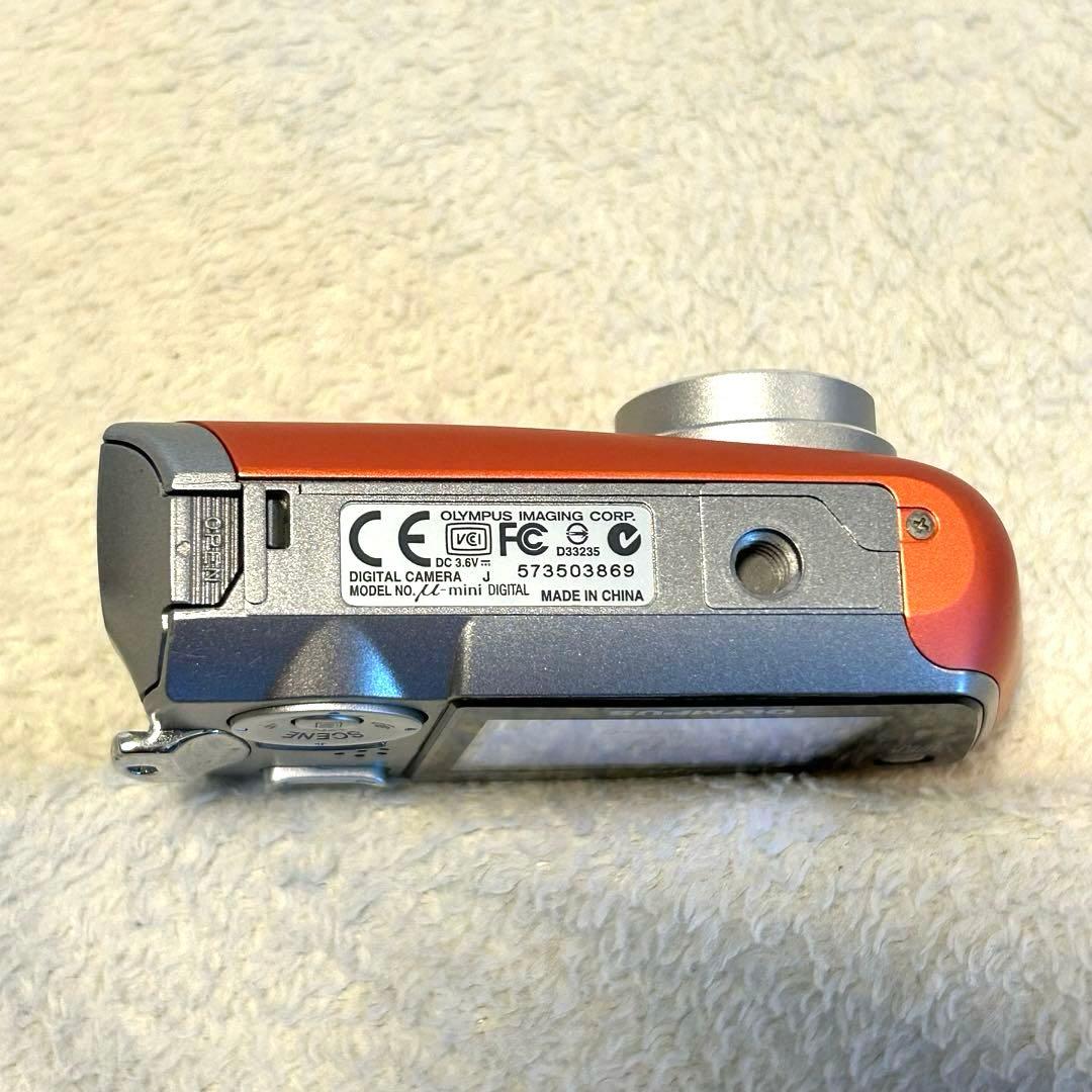 【極美品 動作確認済】オリンパス μ-mini digital ベルベットレッド