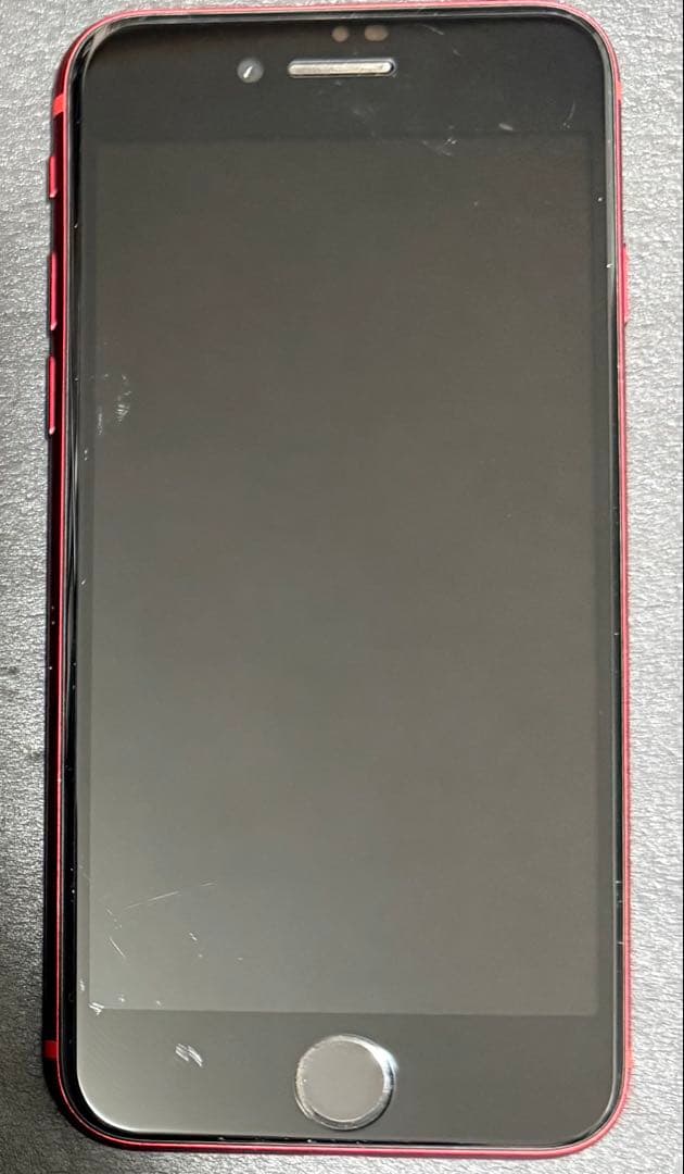 iPhone SE 　第2世代　レッド　保護フィルム付き
