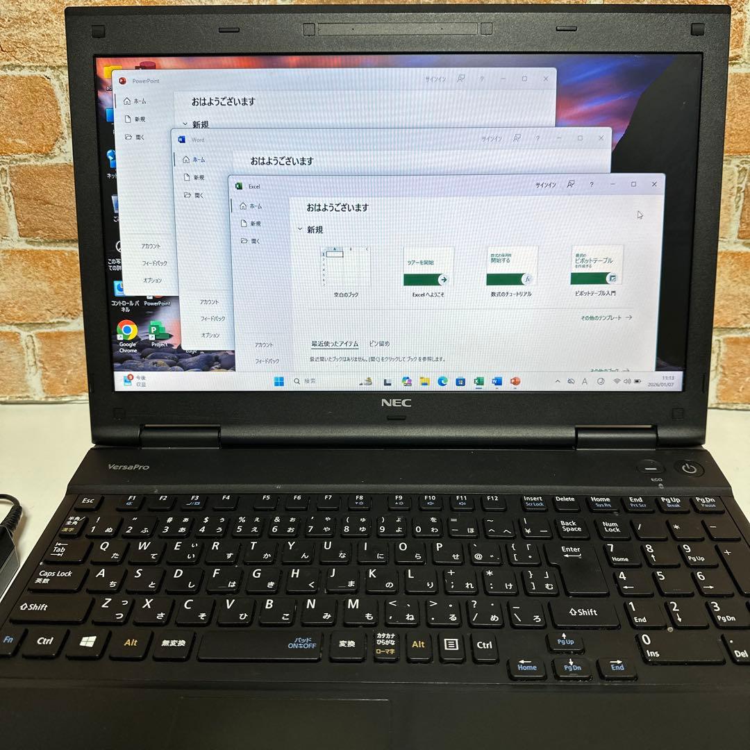 NEC ノートPC SSD 512GB メモリ8GB Win11 オフィス付き