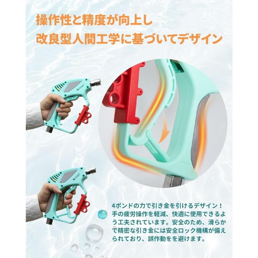 Kareyou真鍮ショートガン(5000PSI対応)高圧洗浄機用 ケルヒャー