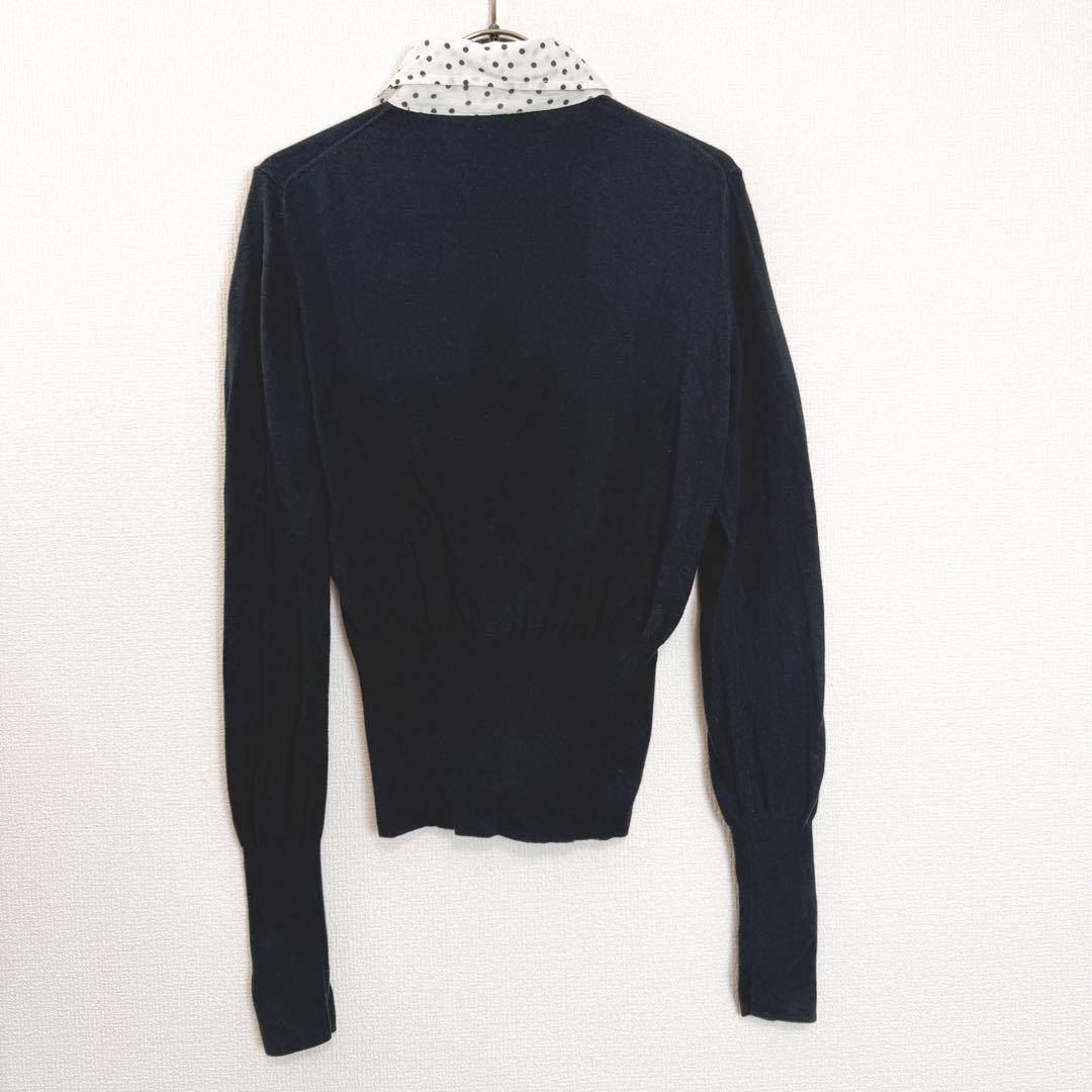 ヴィヴィアンウエストウッド ニット 変形　ドッキング　シャツ