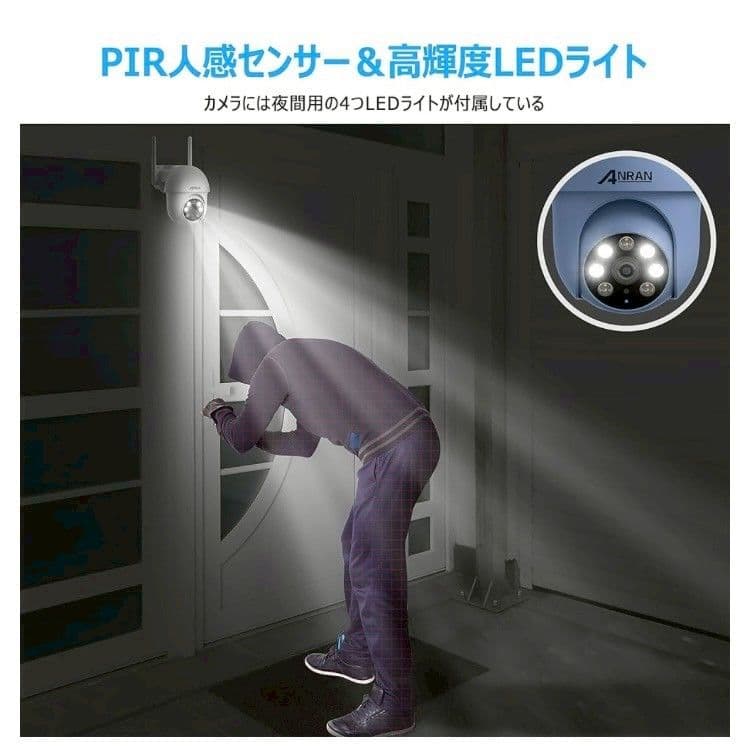 COOAU 屋外防犯カメラ　SDカード+取り付け器具セット