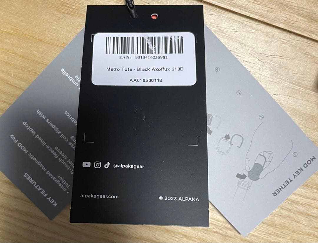 アルパカALPAKA＿ALDMETRO TOTE