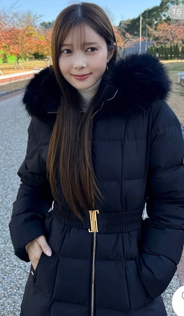 SNIDELスタイルアップフレンチダウンロングコート