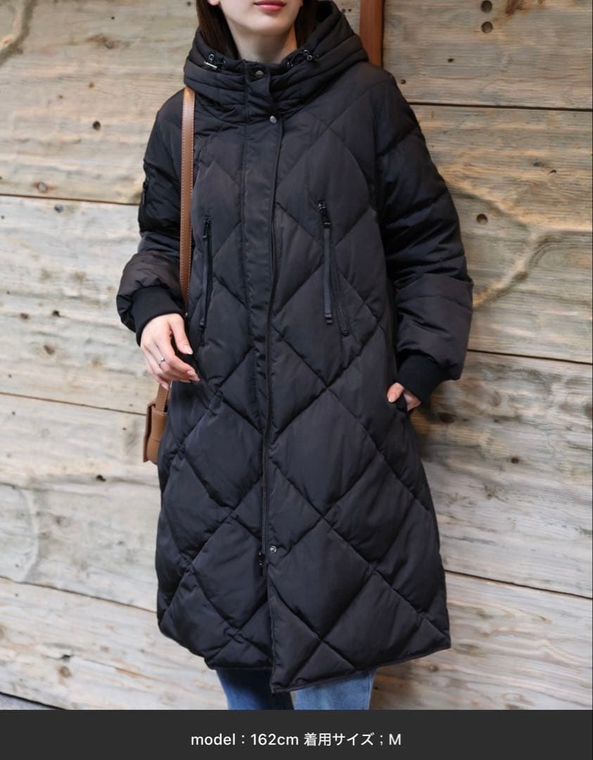 ＜sakishimatokyo premium＞配色使いキルティングダウンコート