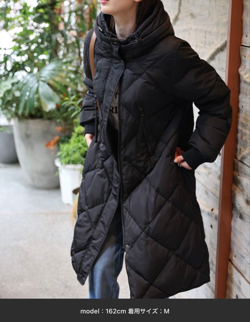 ＜sakishimatokyo premium＞配色使いキルティングダウンコート