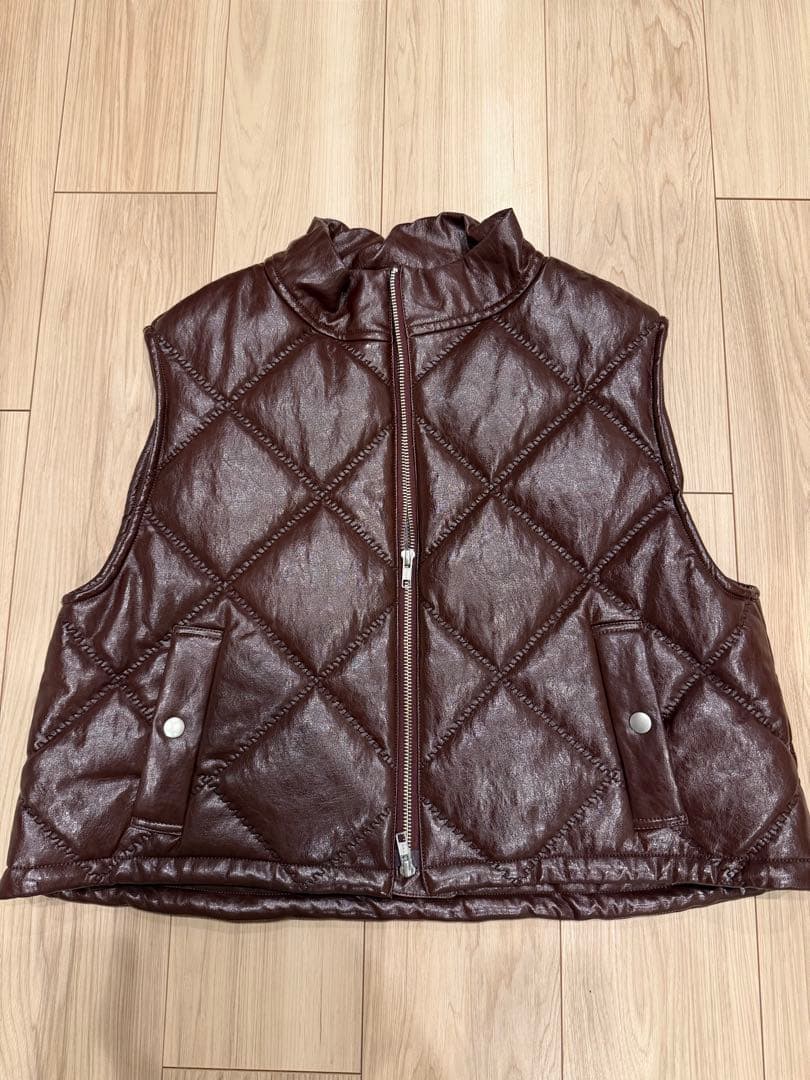 着用1回✨Ameri vintage✨QUILTING MINIVEST