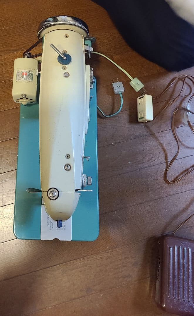 ジャノメミシン　足踏み　昭和レトロ