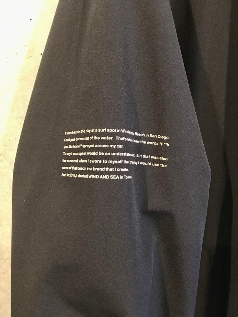 WIND AND SEA ウィンダンシー リフレクションナイロンパーカー