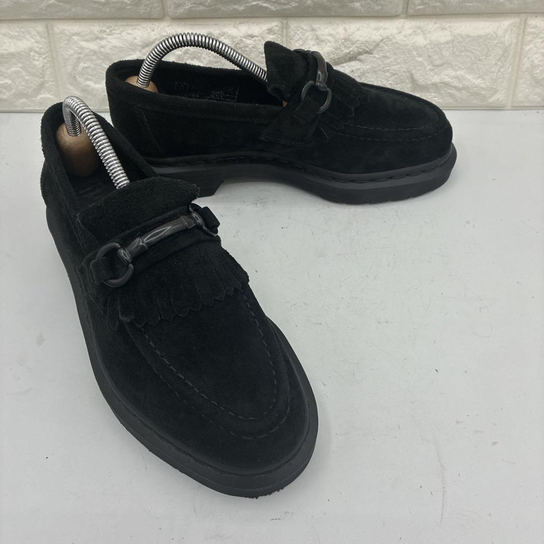 【美品】ドクターマーチン エイドリアン スナッフル 24 ビットローファー 黒