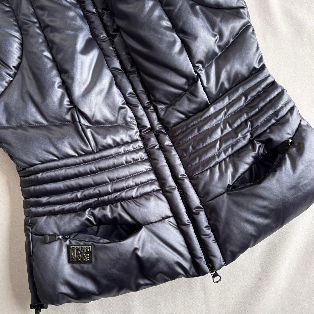 SPORTMAX CODE wzip down vest￼ NVY